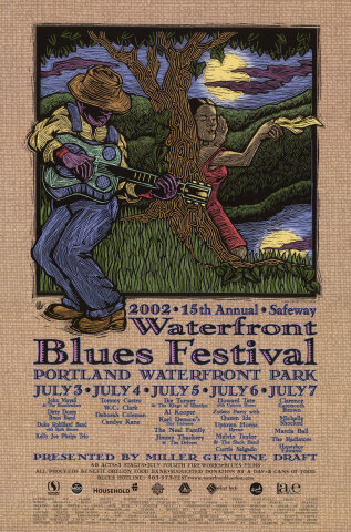 Waterfront Blues Festival Poster