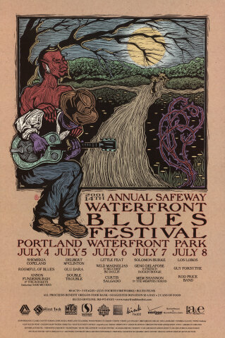 Waterfront Blues Festival Poster