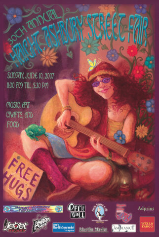 Haight Ashbury Street Fair Poster