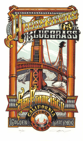 Hardly Strictly Bluegrass Festival Silkscreen