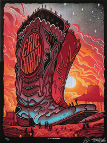 Eric Church Silkscreen