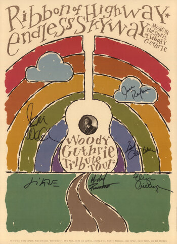 Woody Gutherie Tribute Tour Poster