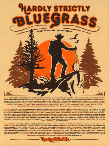 Hardly Strictly Bluegrass Festival Silkscreen