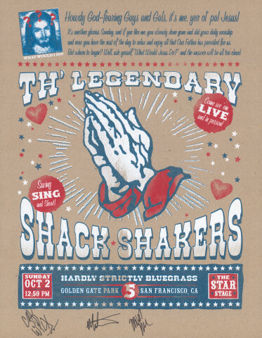 Hardly Strictly Bluegrass Festival Silkscreen