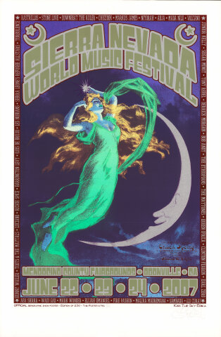 Sierra Nevada World Music Festival Silkscreen