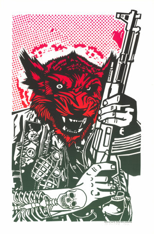 Tiger in the Country Silkscreen