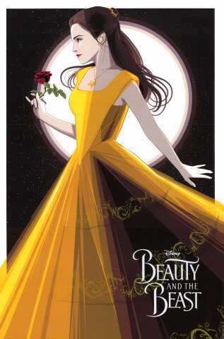 Beauty and the Beast Silkscreen