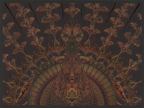 Strange Attraction 4 Crimson Red Poster