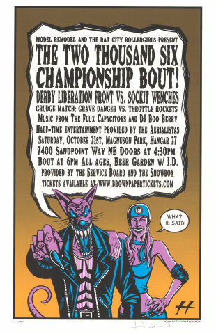 Ratcity Rollergirls Present Silkscreen