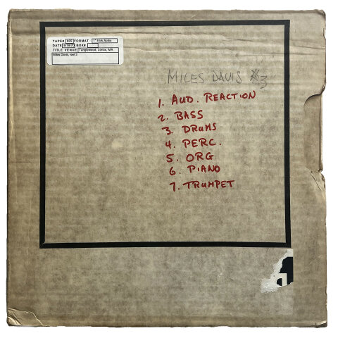 Miles Davis Master Audio Tape