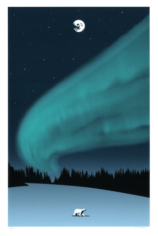 Aurora Borealis Silkscreen