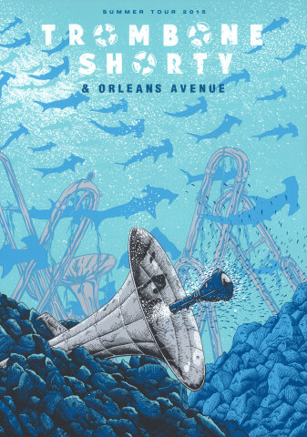 Trombone Shorty & Orleans Avenue Silkscreen