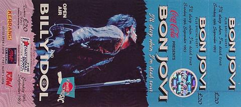 Bon Jovi Vintage Ticket