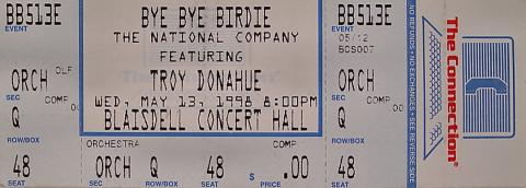 Bye Bye Birdie Vintage Ticket