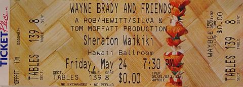 Wayne Brady & Friends Vintage Ticket