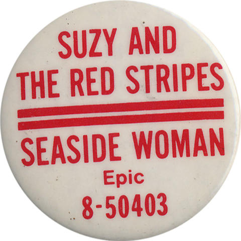Suzy and the Red Stripes Pin