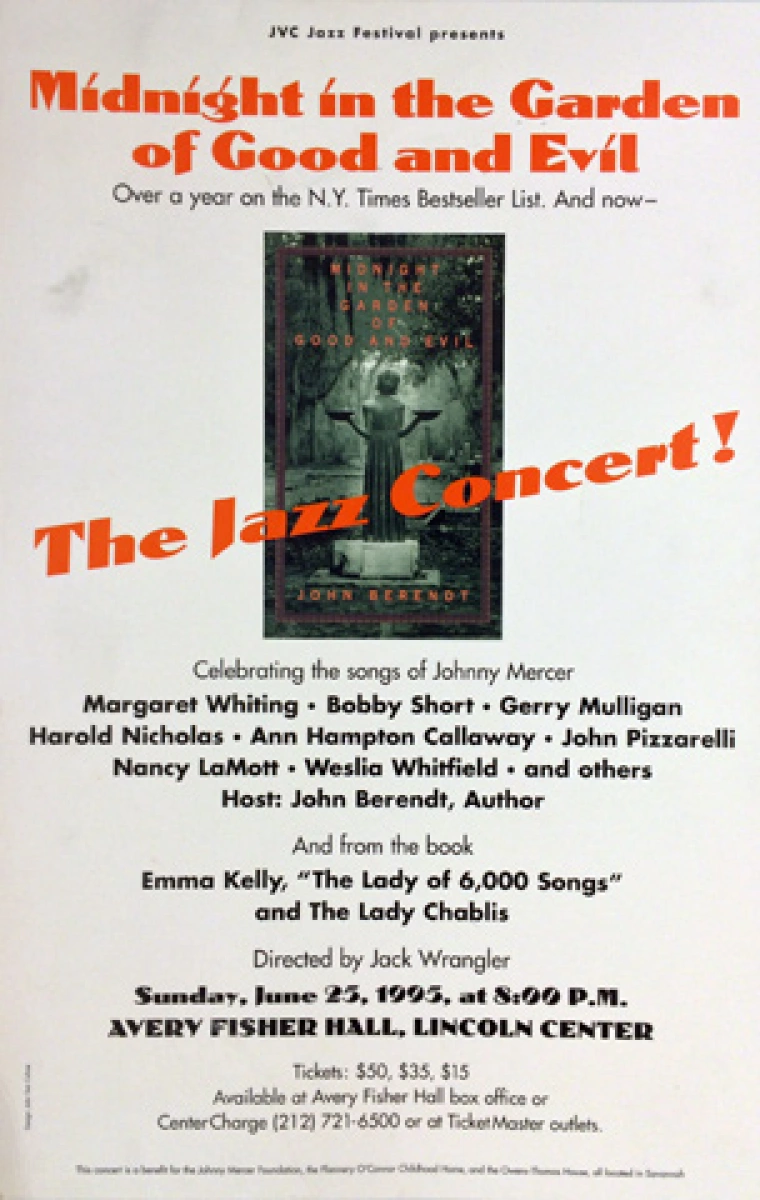 Margaret Whiting Vintage Concert Poster From Avery Fisher Hall Jun 25