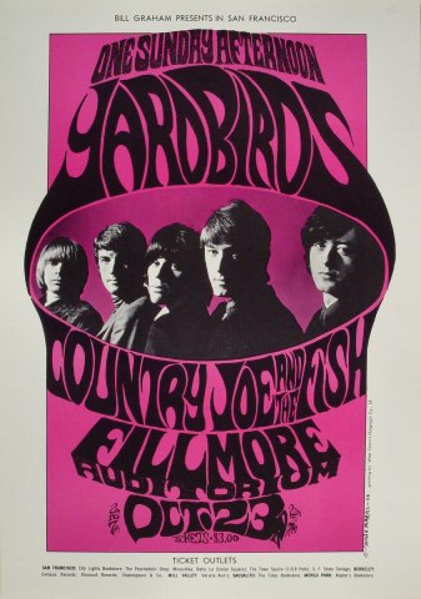 yardbirds tour dates 1966