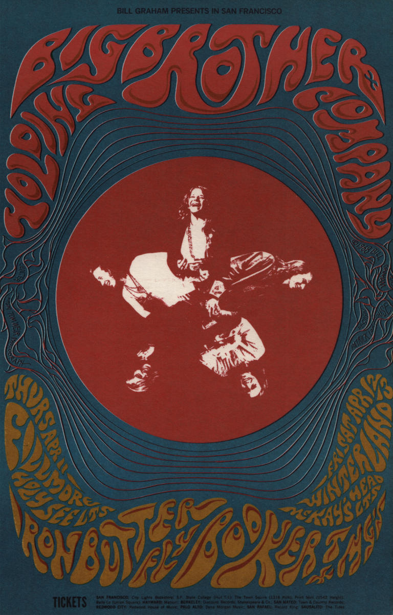 Big Brother and the Holding Company Vintage Concert Poster from ...