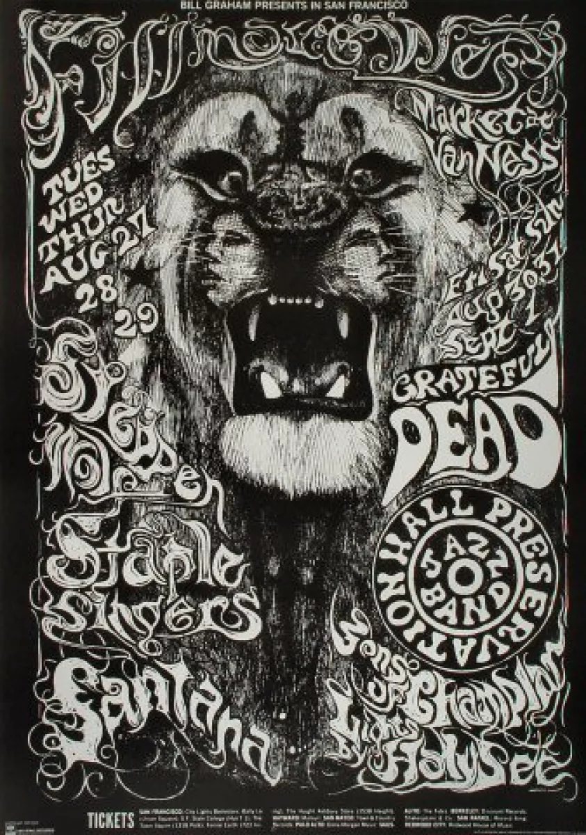 Santana grateful hot sale dead