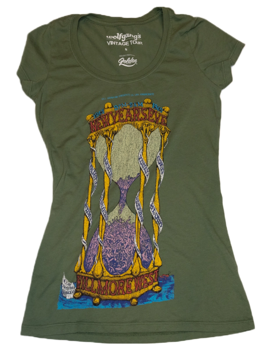 Vanilla Fudge Women's TShirt from Fillmore West, Dec 31, 1968 at