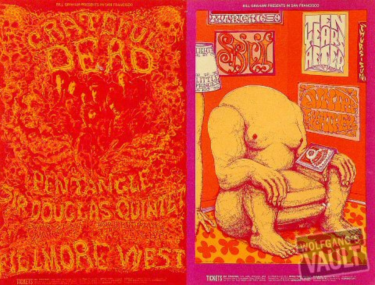 Grateful Dead Handbill ヴィンテージ ポストカード grateful-dead-postcard-feb-27-