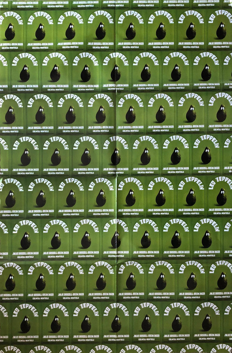 led zeppelin / テスト・プレッシング・ミックス Led Zeppelin Wrapping Paper from Fillmore West, Apr 24, 1969 at