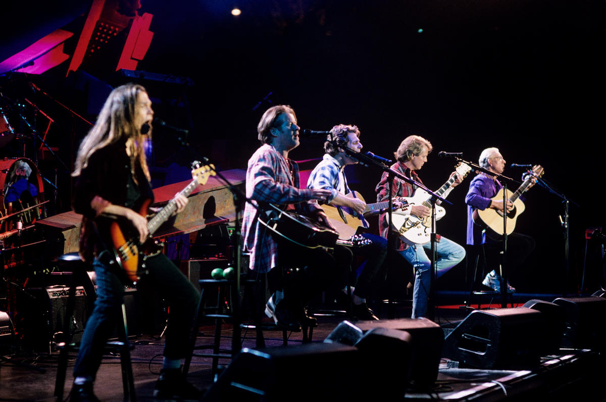 The Eagles Vintage Concert Fine Art Print from Shoreline Amphitheatre