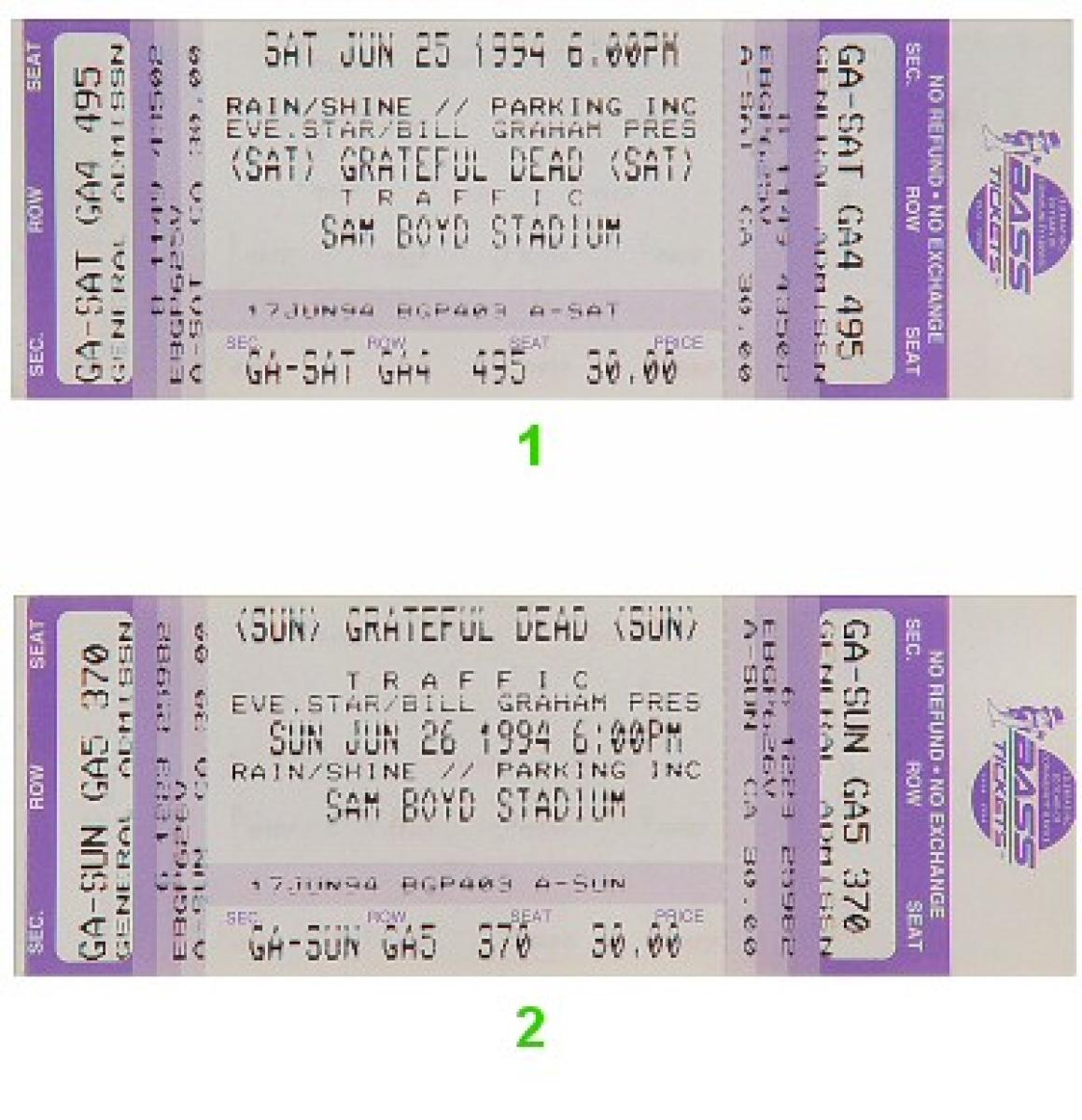 限定 正規品 貴重 Grateful Dead Vintage Ticket grateful-dead-vintage-ticket-