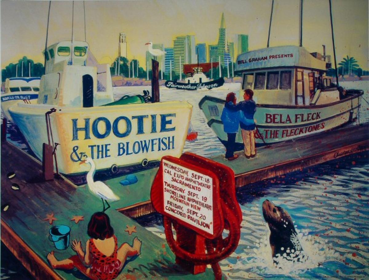 Hootie the Blowfish Vintage Concert Poster from Cal Expo