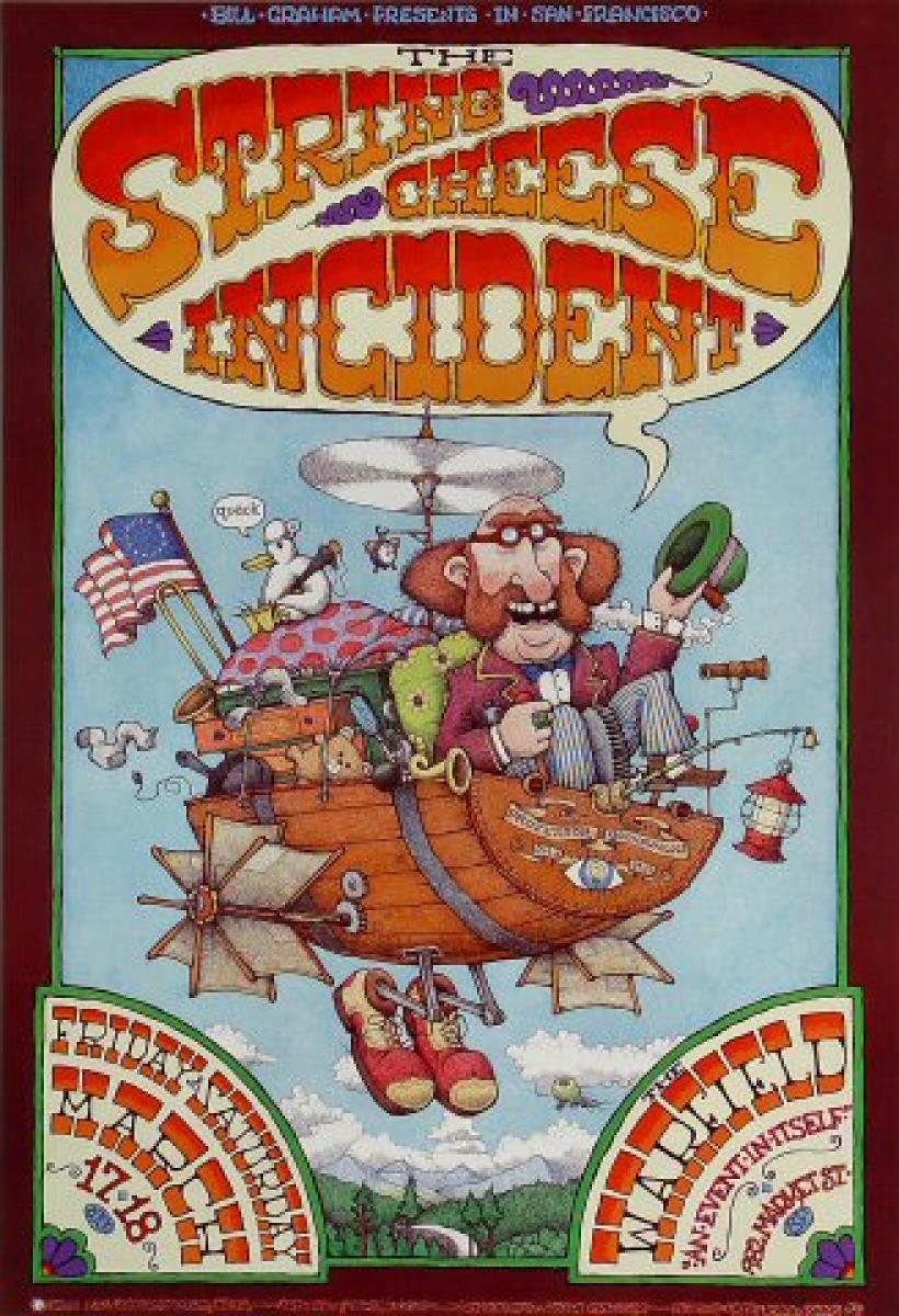 String Cheese Incident Vintage Concert Poster from