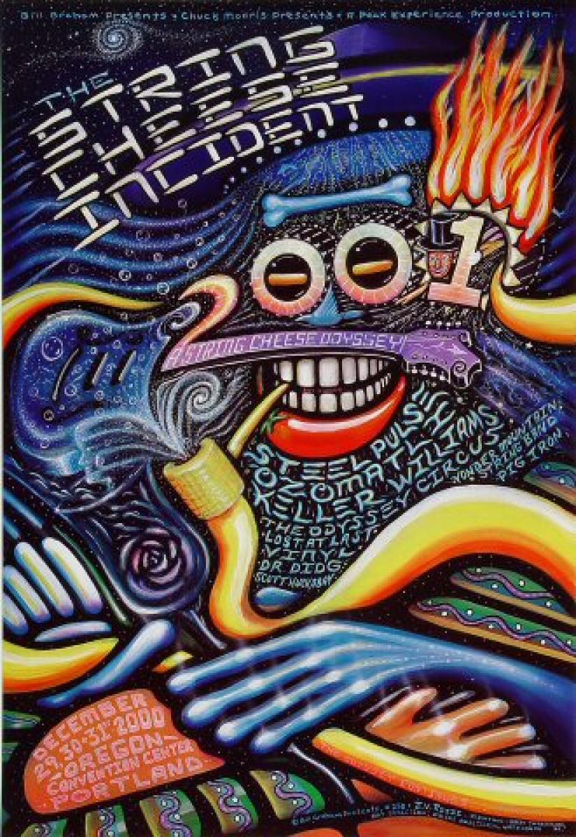 String Cheese Incident Vintage Concert Poster from Oregon