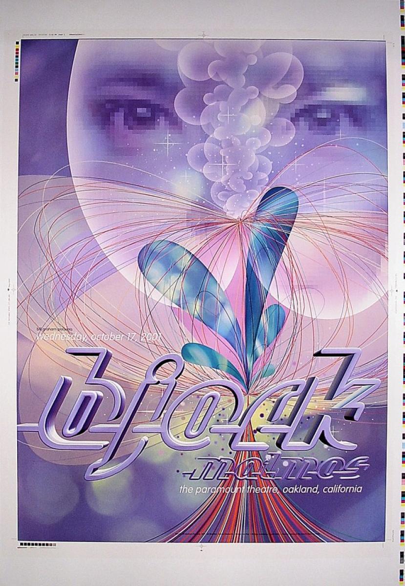 Bjork Vintage Concert Proof from Paramount Theatre, Oct 17, 2001