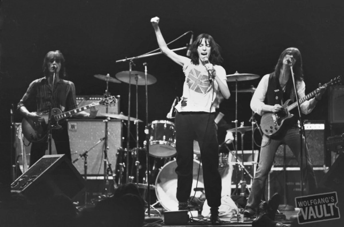 Patti Smith Group Vintage Concert Photo Fine Art Print from Bottom Line,  Mar 19, 1976 at Wolfgang's