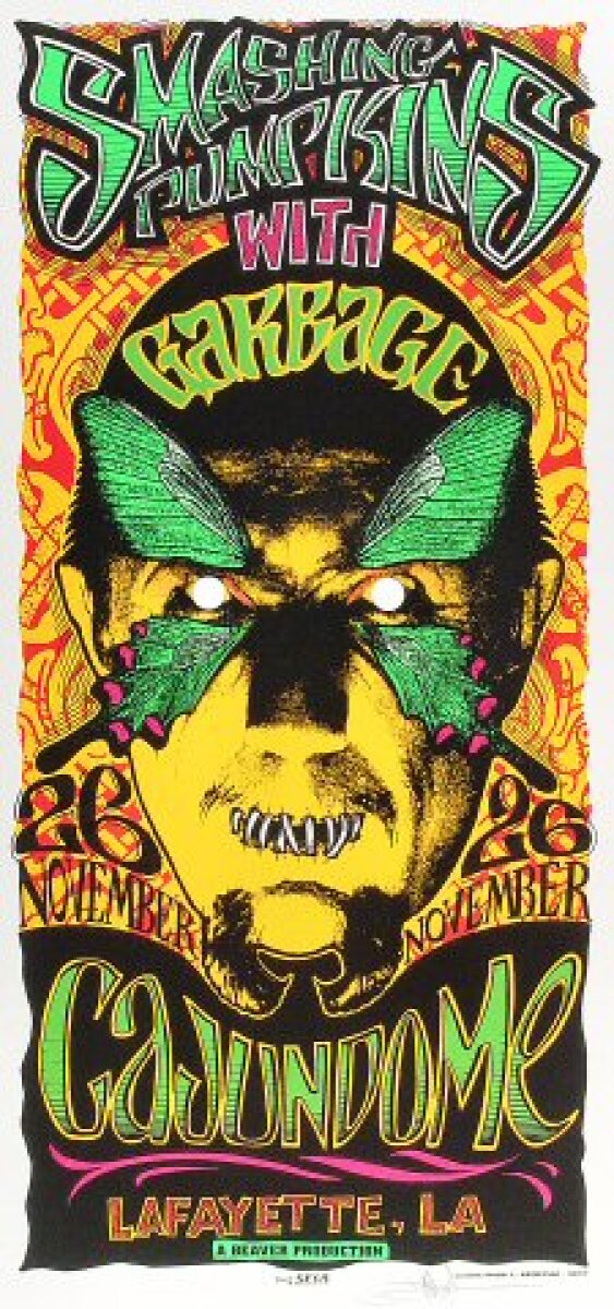 KOZIK ポスター スマッシングパンプキンズ smashingpumpkins Frank Kozik -1996 - Smashing Pumpkins Concert Poster