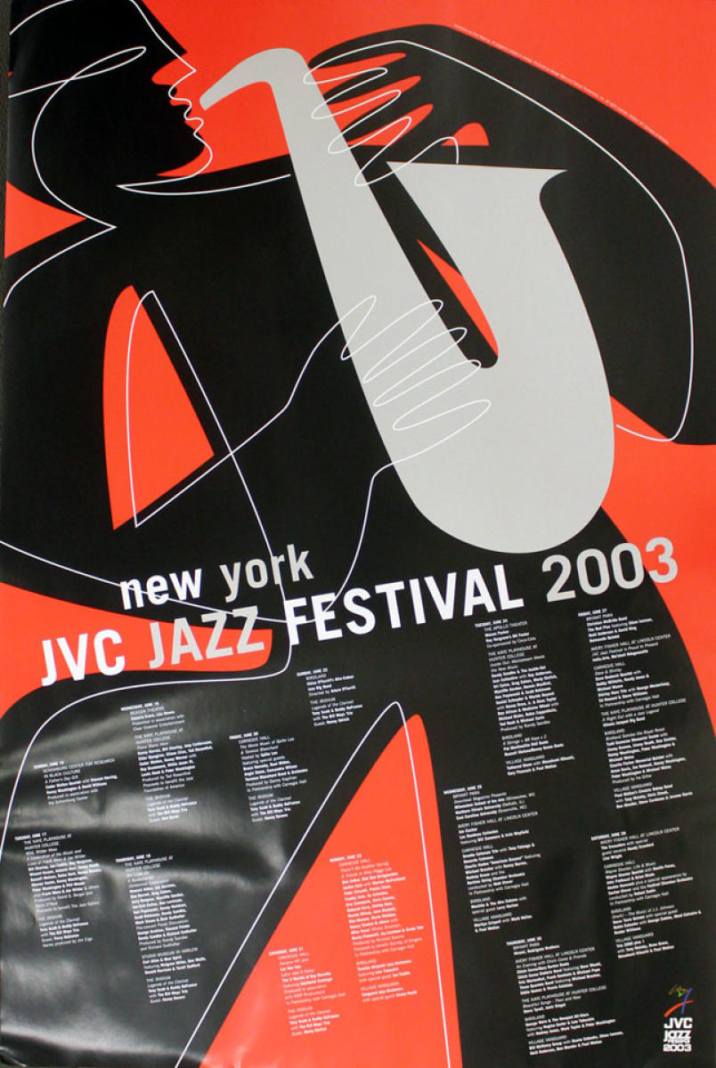 JVC Jazz Festival 2003 Vintage Concert Poster, Jun 28, 2003