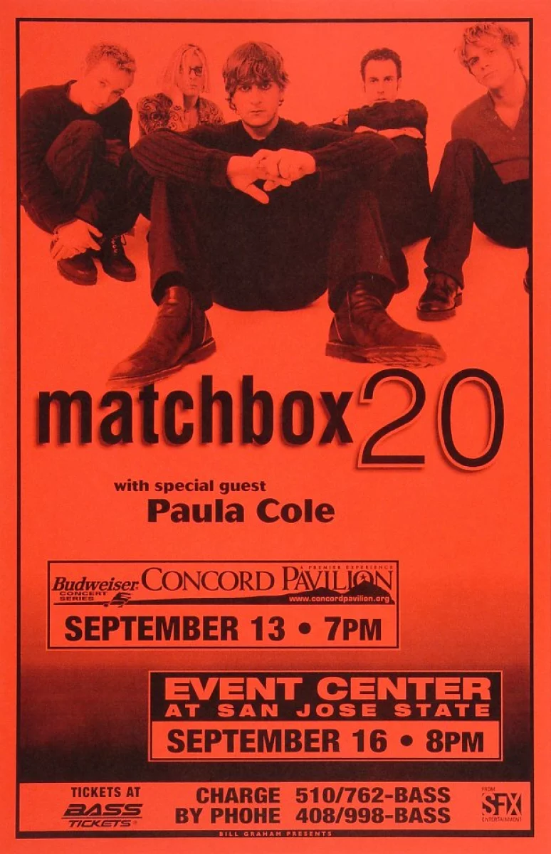 matchbox twenty tour 1998