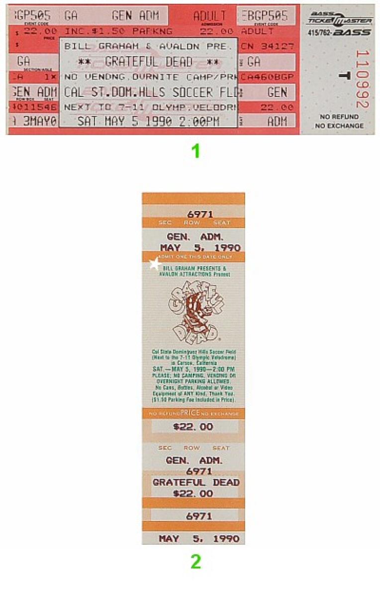 限定 正規品 貴重 Grateful Dead Vintage Ticket Grateful Dead Vintage Concert Vintage Ticket from Henry J