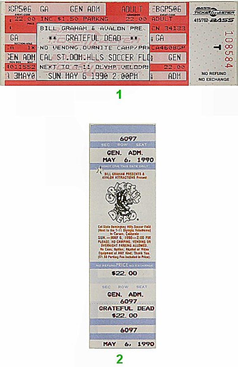 【名入れ無料】 Grateful Dead Vintage Concert Vintage Ticket from Cal State 額縁