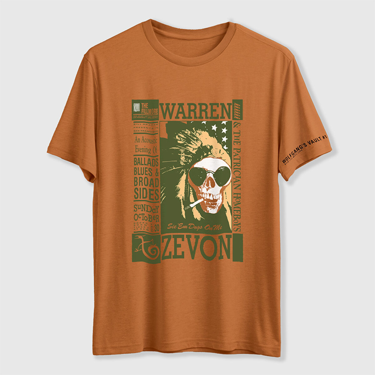 Warren Zevon & The Patrician Homeboys Limited Edition T