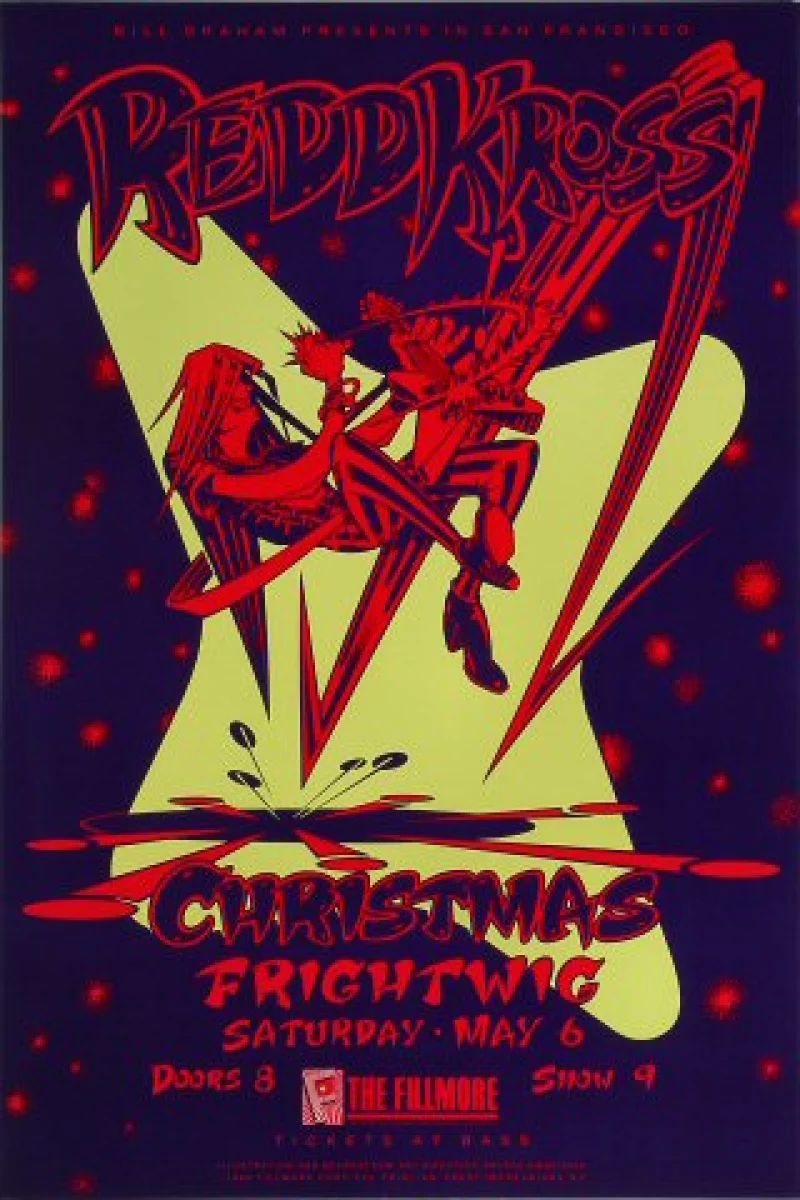 Redd Kross Vintage Concert Poster from Fillmore Auditorium, May 6, 1989 at  Wolfgang's