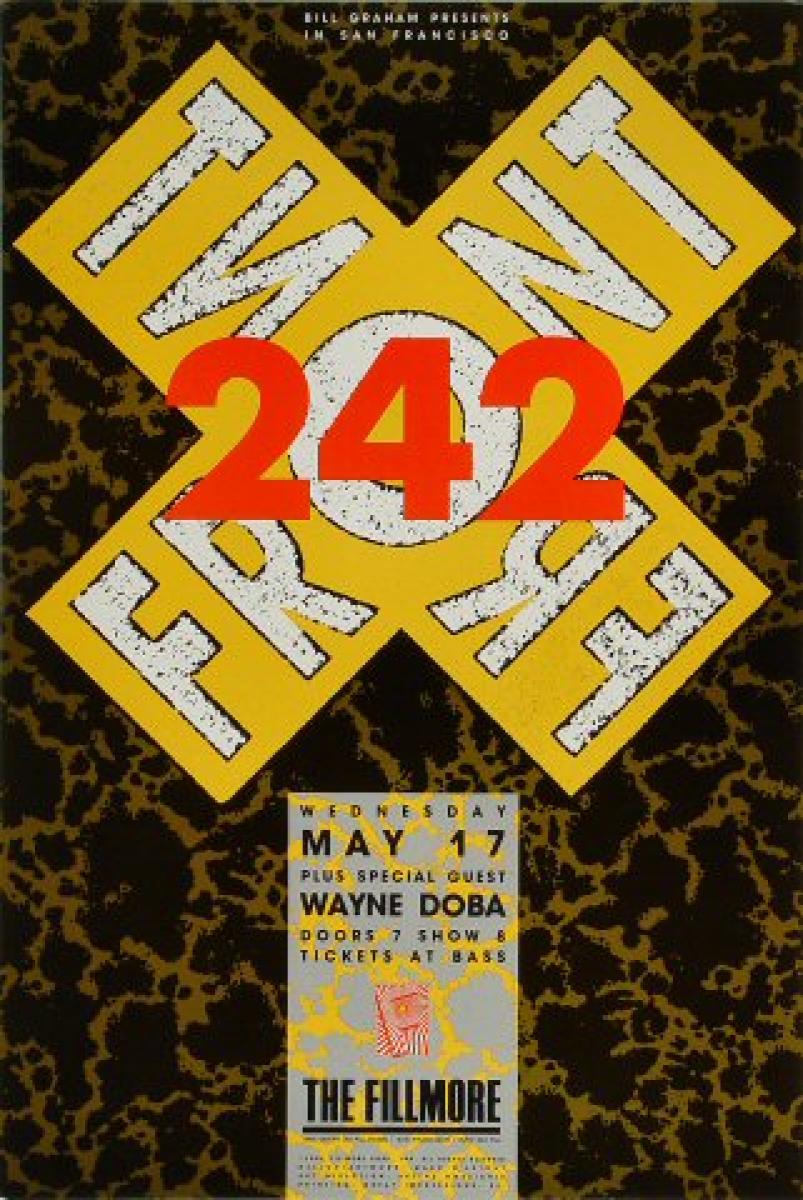 Front 242 Promo Prints at Wolfgang's
