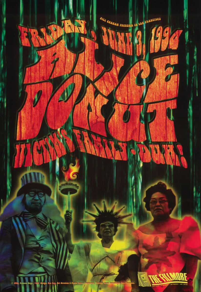 Alice Donut Vintage Concert Poster from Fillmore Auditorium, Jun 3