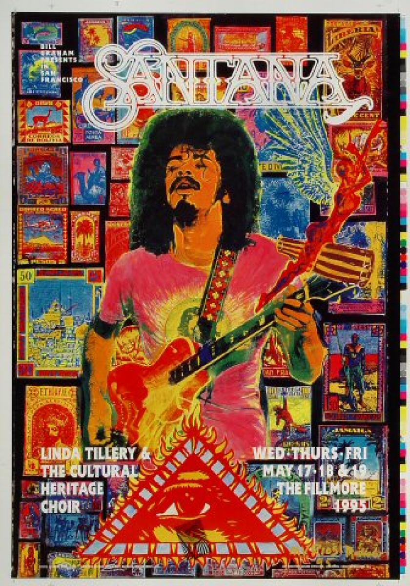 Santana/サンタナ 1995 ビンテージポスター