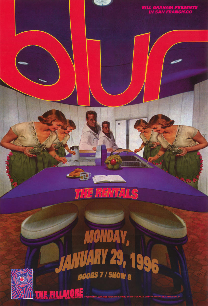 blur ブラー THE RENTALS オリジナルポスター