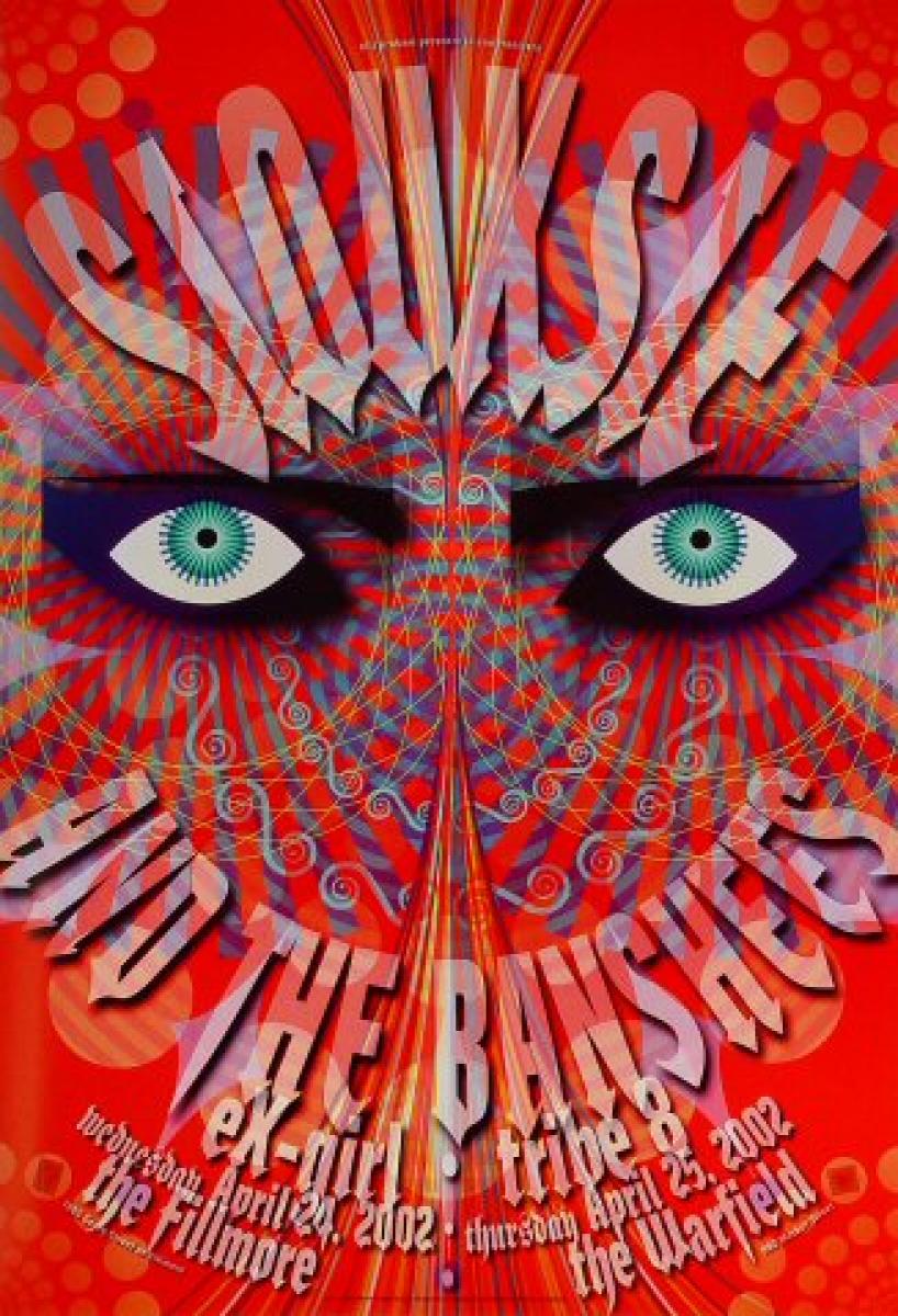 Siouxsie & the Banshees Vintage Concert Poster from Fillmore