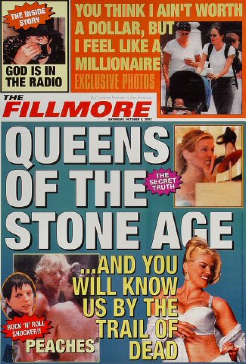 Queens of the Stone Age Vintage Concert Poster from Fillmore