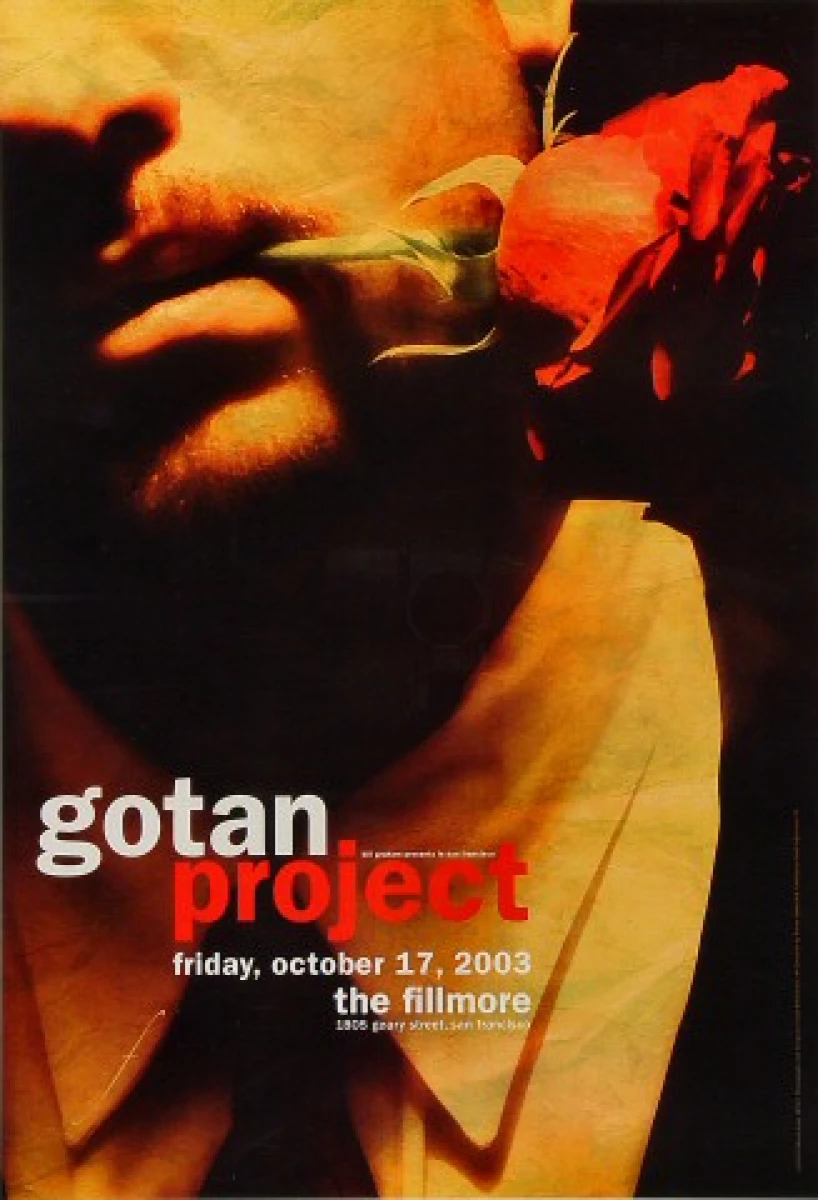 Gotan Project Vintage Concert Poster from Fillmore Auditorium, Oct 17