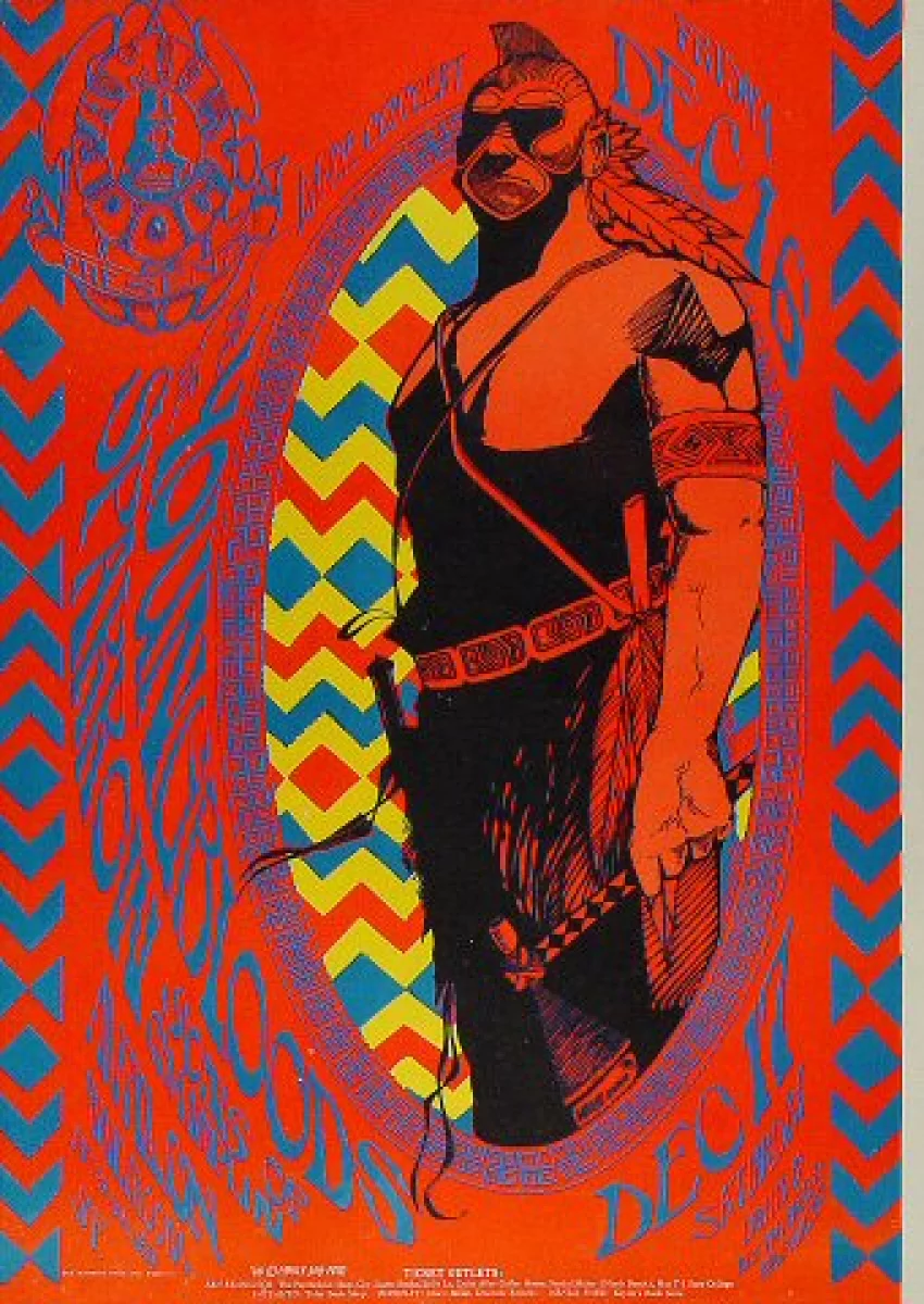 The Youngbloods Vintage Concert Poster From Avalon Ballroom Dec 16 1966 At Wolfgang S