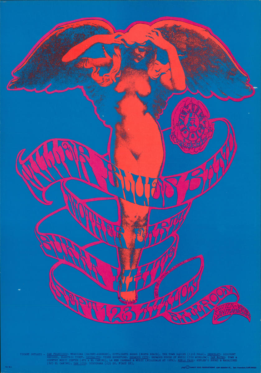 The Steve Miller Blues Band Vintage Concert Poster from Avalon Ballroom